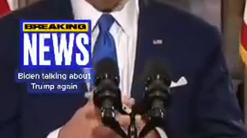 BIDEN AGAIN TALKING ABOUT TRUMP