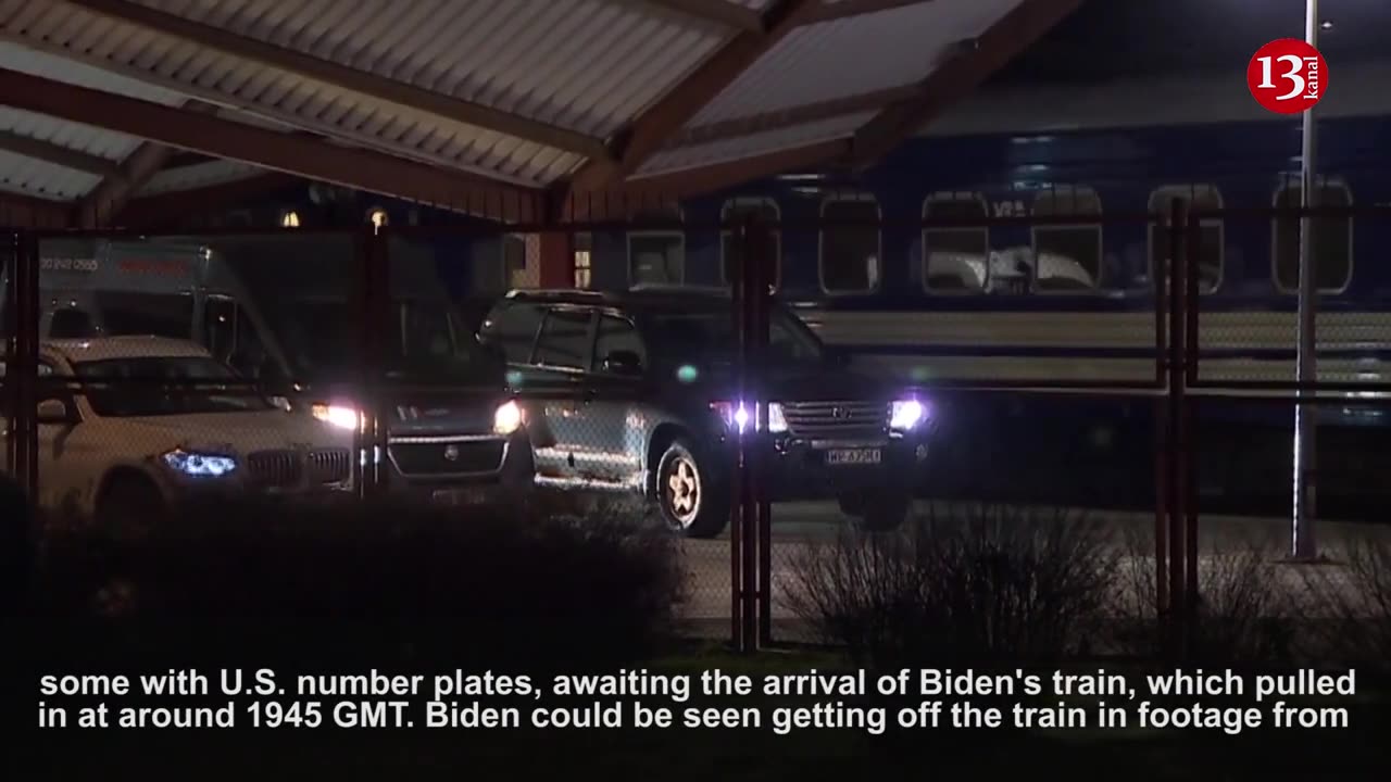 U.S. President Biden arrives in Poland from Kyiv by train
