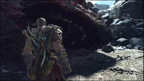 God of War (2018) 4K Hraezlyr Dragon Boss Fight Gameplay