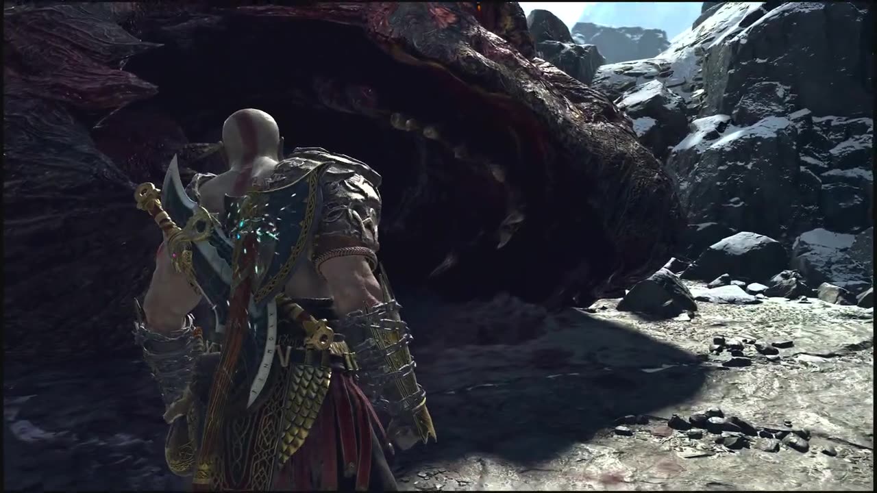 God of War (2018) 4K Hraezlyr Dragon Boss Fight Gameplay