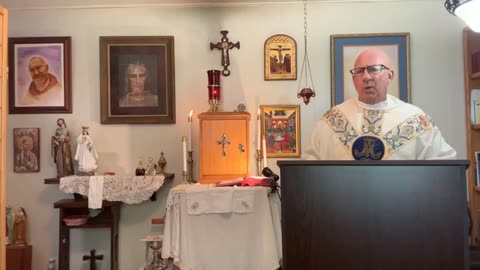 Adoration, Mass for Church; homily on discerning good fruit