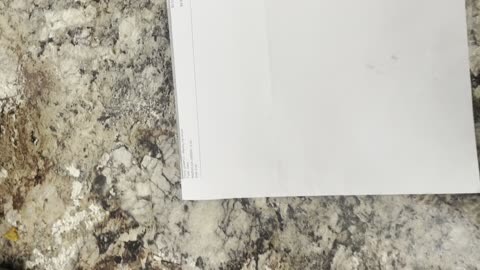 New sample from new vendor
