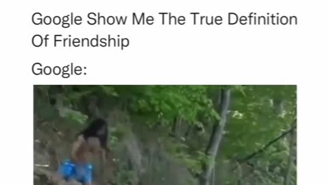 True meaning of friendship