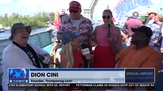 The American Sunrise crew visits with, Dion Cini