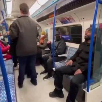How to remove masked people from a train to get a seat