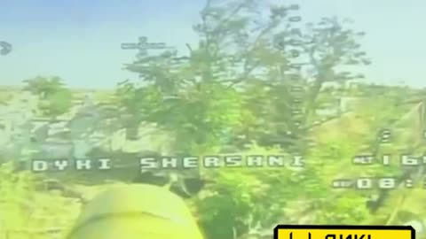 Drone Strike on Russian Mortar Position