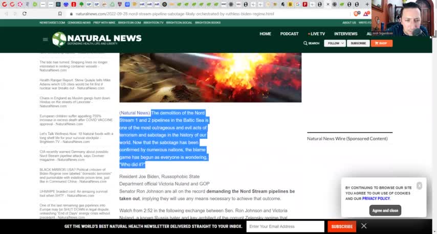 NORD STREAM FALSE FLAG! - They Want COMPLETE Collapse! - MASSIVE Coverup Exposed!