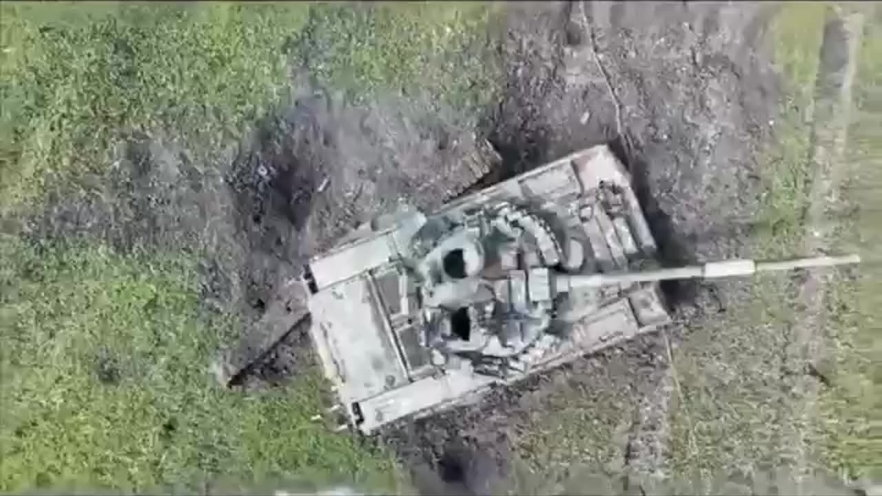 Dropping Grenades into Open Russian Tank Hatch