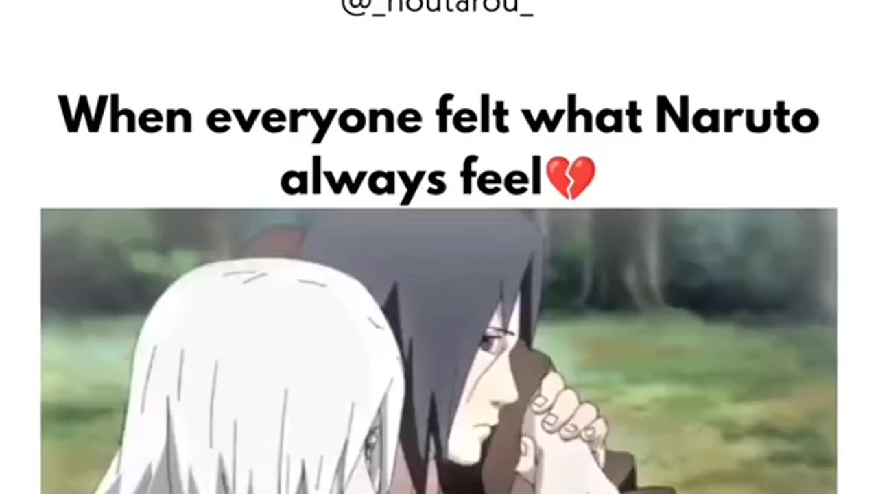 When everyone felt what naruto alway feel