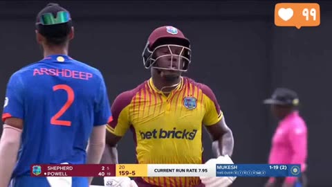 India Vs west Indies, 3rd T20 highlights