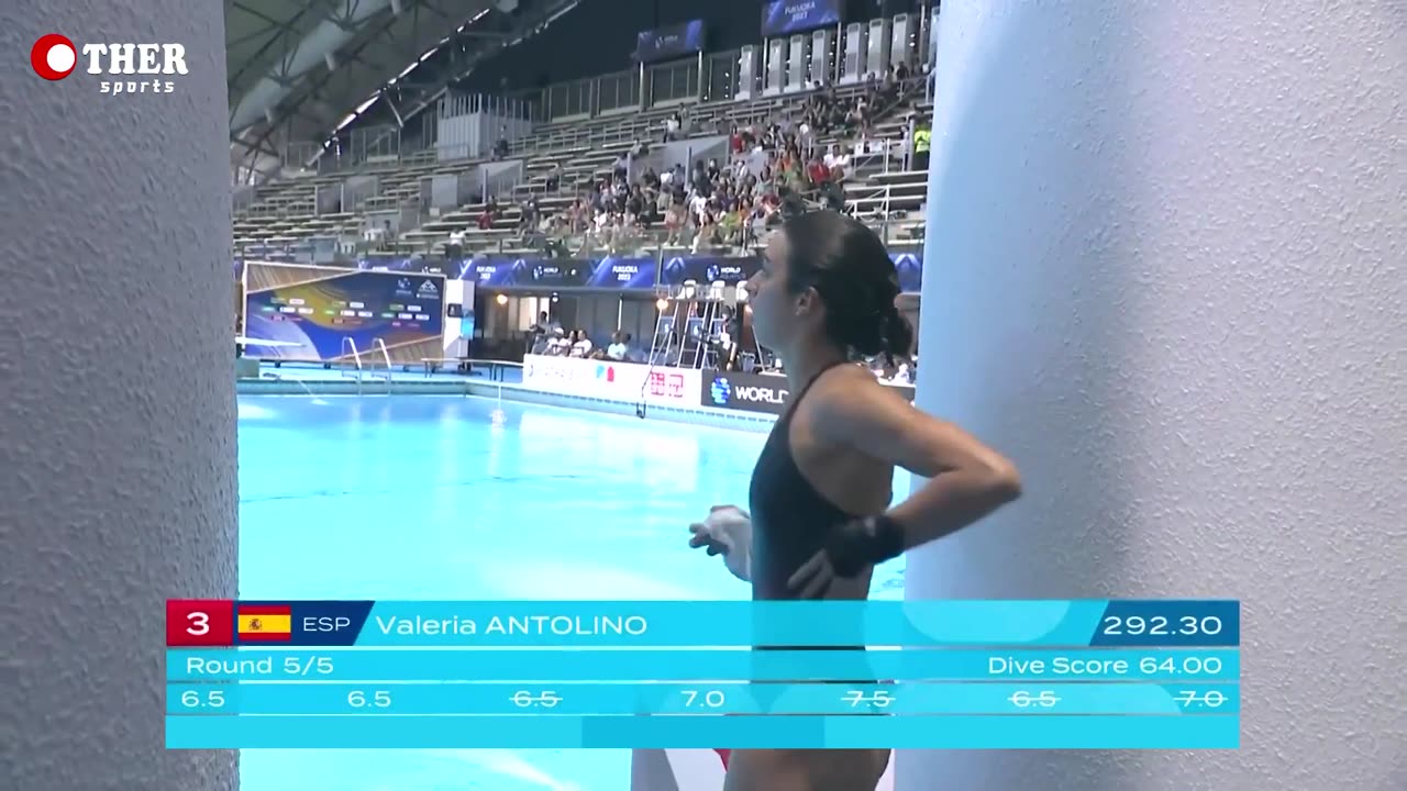 Valeria Antolino (spain) - 10m Platform - Round 4&5 (Preliminary)