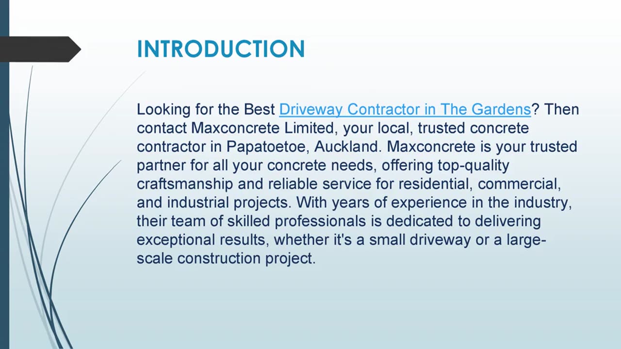 Best Driveway Contractor in The Gardens