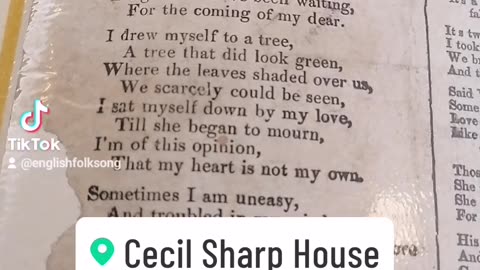 Folk Song at Cecil Sharp House