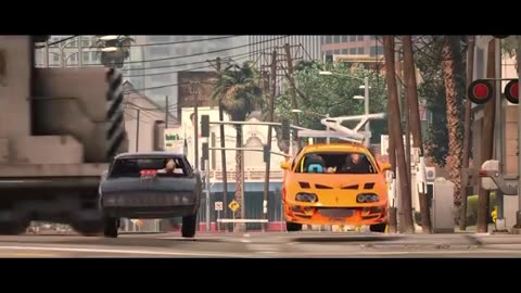 Fast and Furious Brian vs Dom Final Race - GTA 5