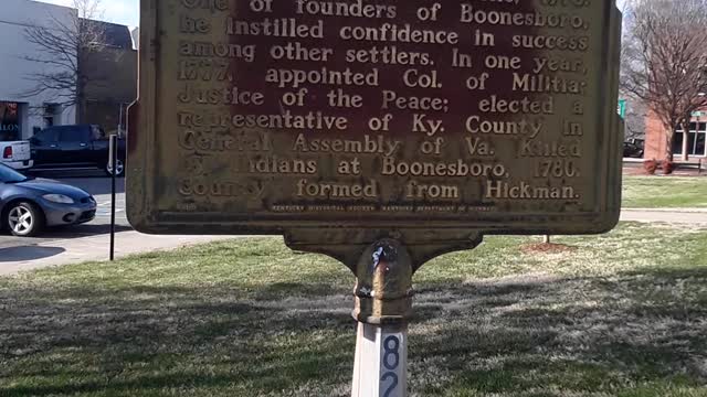 Daniel Boone was a man, more than that he was a "Founding Father".