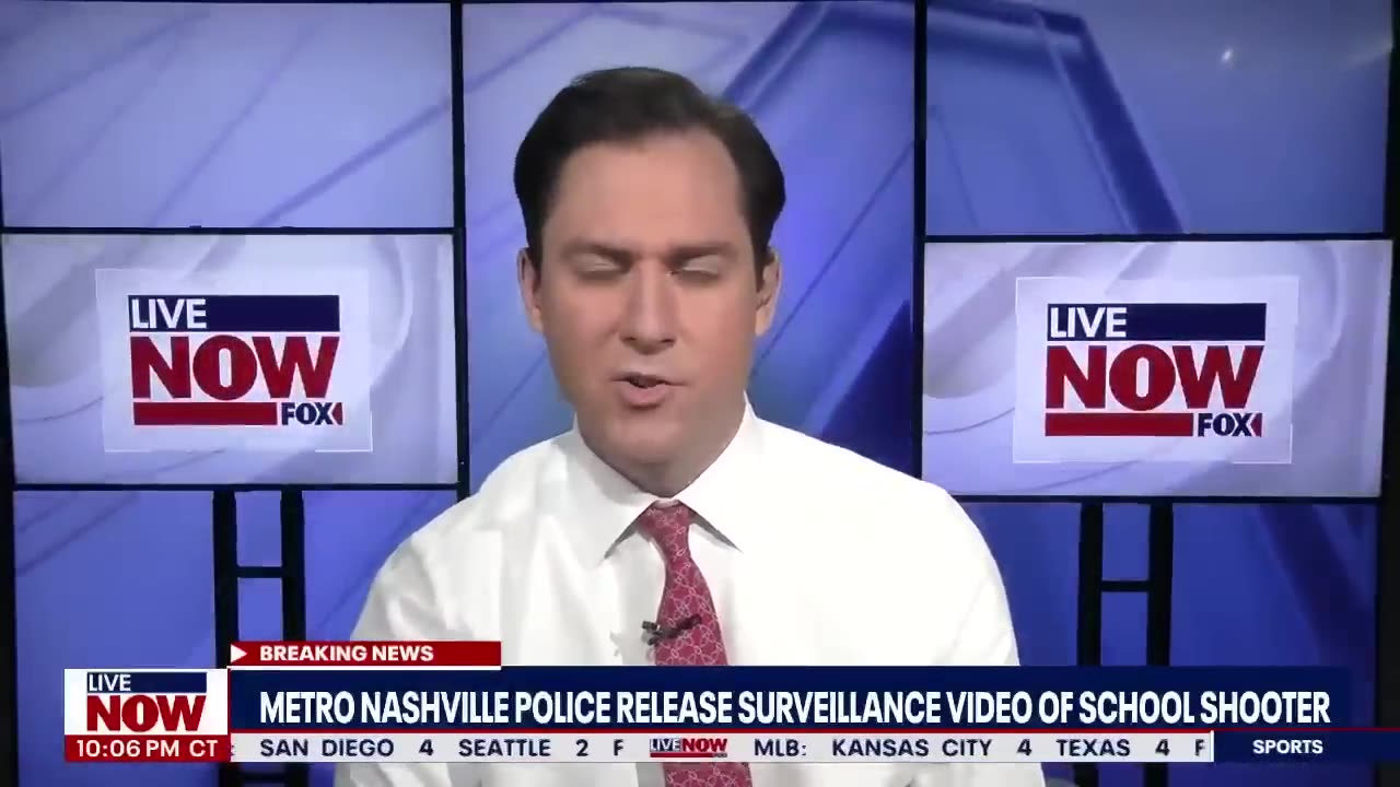 The Surveillance video of the Nashville school shooter