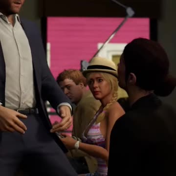 Michael screaming at his wife