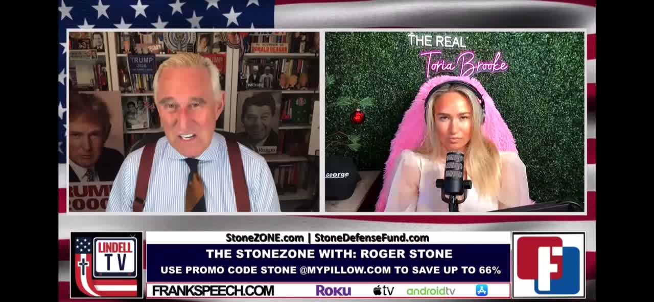 Roger Stone With Toria Brooke