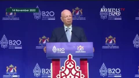 Klaus Schwab Speaks at G20 Summit: We Have to Confront a Deep Restructuring of Our World