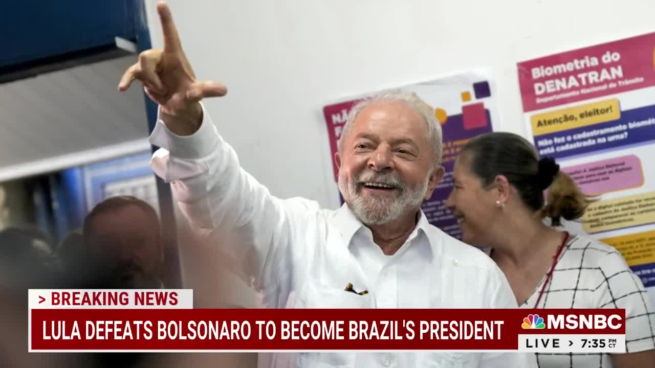 Da Silva Defeats Bolsonaro To Become Brazil's President