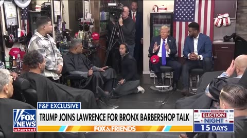 Trump goes to NYC barber shop, touts RFK Jr's plan to combat 'artificial foods'