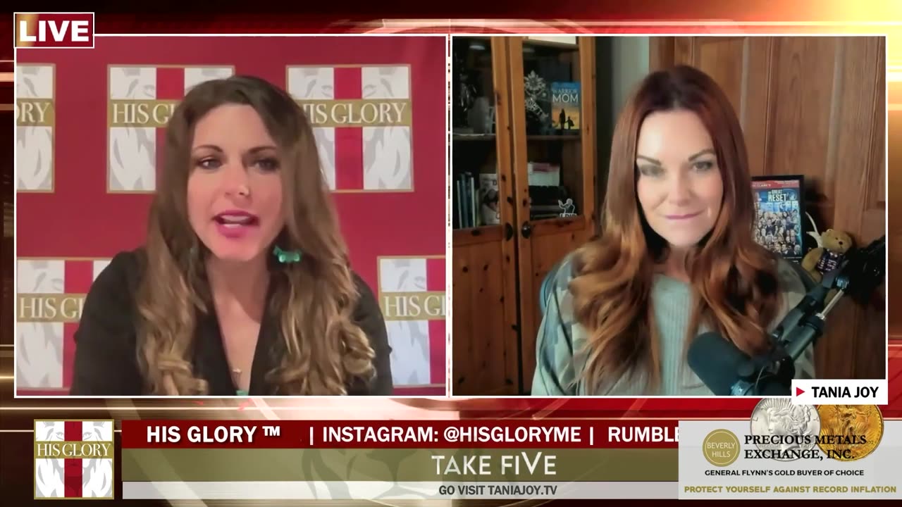 Tania Joy & Amber May join His Glory on Take Five: Brighteon Edition