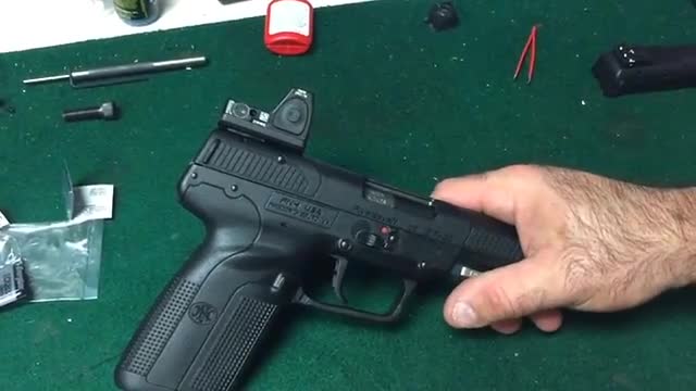 FN57SALE RED DOT Mount: How to Install Two Piece RMR Mount for FN57 MKII