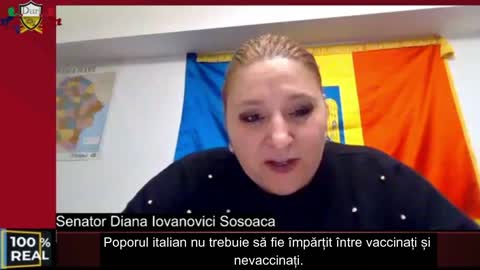 Mesajul senatoarei Diana Iovanovici-Șoșoacă pentru Papa de Roma: Dumnezeu nu este vaccinat!