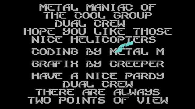 Dual Crew - Galne Gunnar - C64 demo 1992