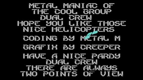 Dual Crew - Galne Gunnar - C64 demo 1992