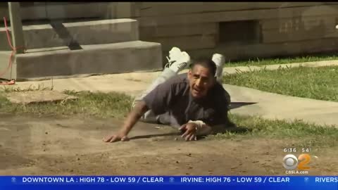 Caught On Video_ Police K-9 Attacked By Pit Bull In Anaheim