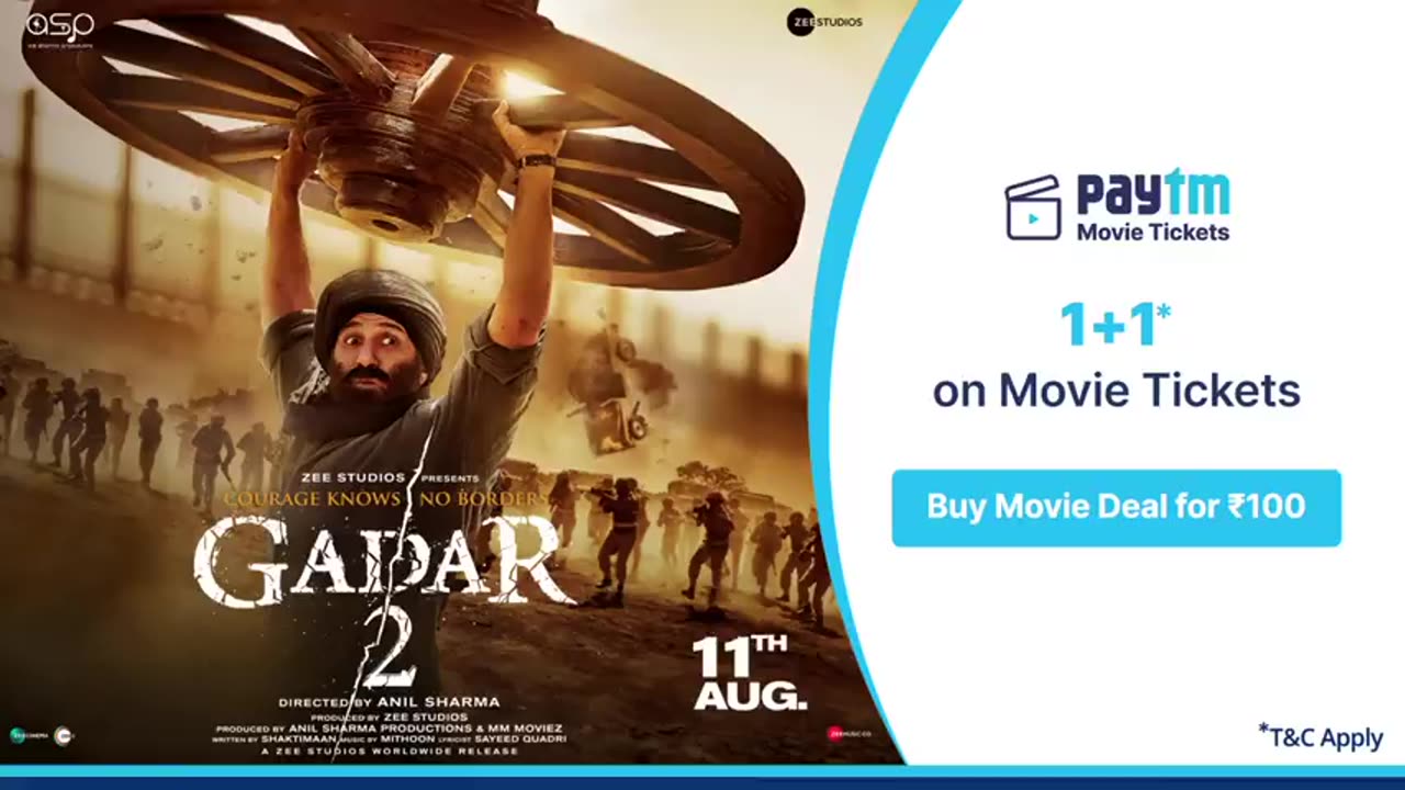 #Gadar2 Official Trailer | 11th August | Sunny Deol | Ameesha Patel | Anil Sharma |