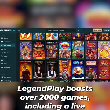 🤔 What is the Game Selection of LegendPlay? 🎰