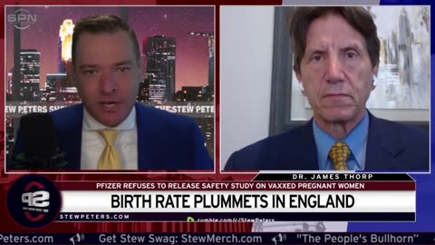 DEPOPULATION: British Birth Rate Takes NOSEDIVE! Pfizer HIDES Study On VAX SAFETY For PREGNANT Women