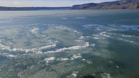 Ice off at Banks