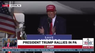Trump being a little extra tonight ❤️‍🔥