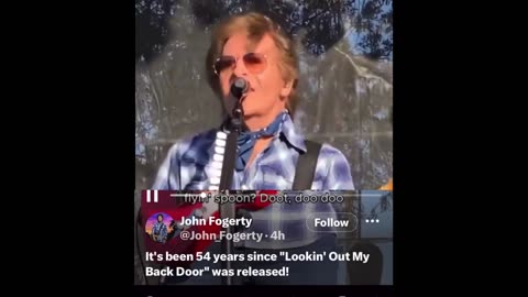 "Looking Out My Back Door" 54th Anniversary Performance by John Fogerty