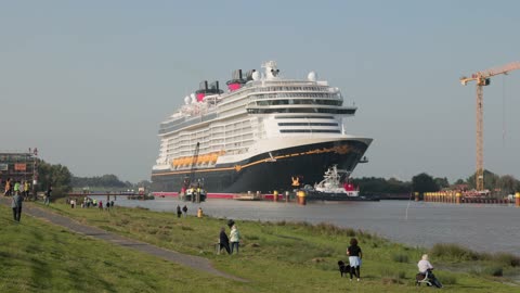Disney Treasure Blasts its Horns During Maiden Voyage