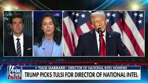 Tulsi Gabbard joins her FIRST interview as Trump’s nominee for Director of National Intelligence!