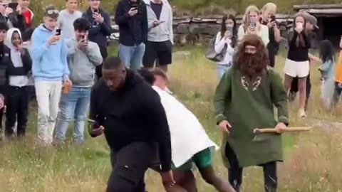 IShowSpeed Fighting a Viking in Norway