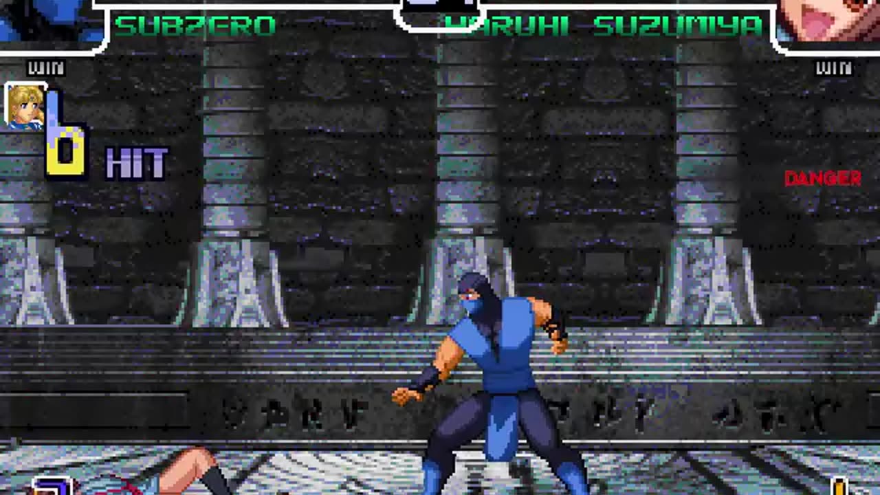 Sub zero and Sailor moon (Me) vs Haruhi