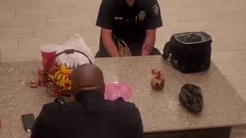 Cop Has a Bright Head! #funny_clips #funnyshorts
