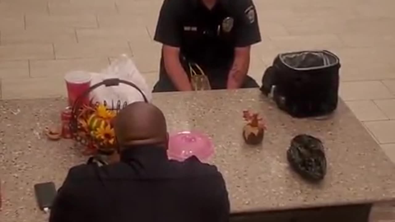 Cop Has a Bright Head! #funny_clips #funnyshorts