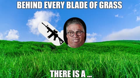 Behind every blade of grass...