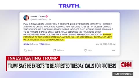 Bolton reacts to Trump's post that he expects to be arrested