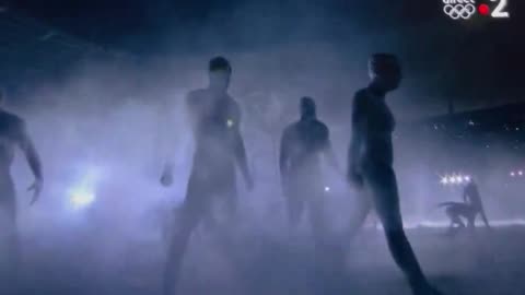 Closing ceremony of the Olympics.