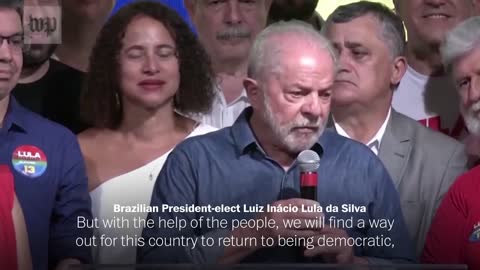 Lula defeats President Bolsonaro in Brazil election