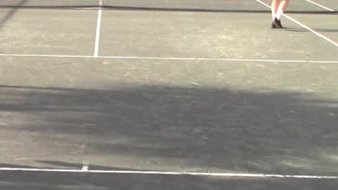 VOLLEY TO THE OPEN COURT FOR THE POINT!