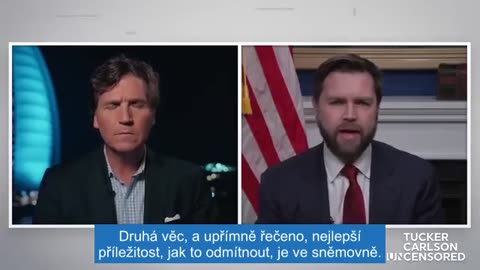 Tucker Carlson a J.D. Vance o válce na Ukrajině