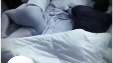 Caught ghosh in CCTV at bed room . While couple sleep ghost 👻 💤💤👻 remove girl cloths